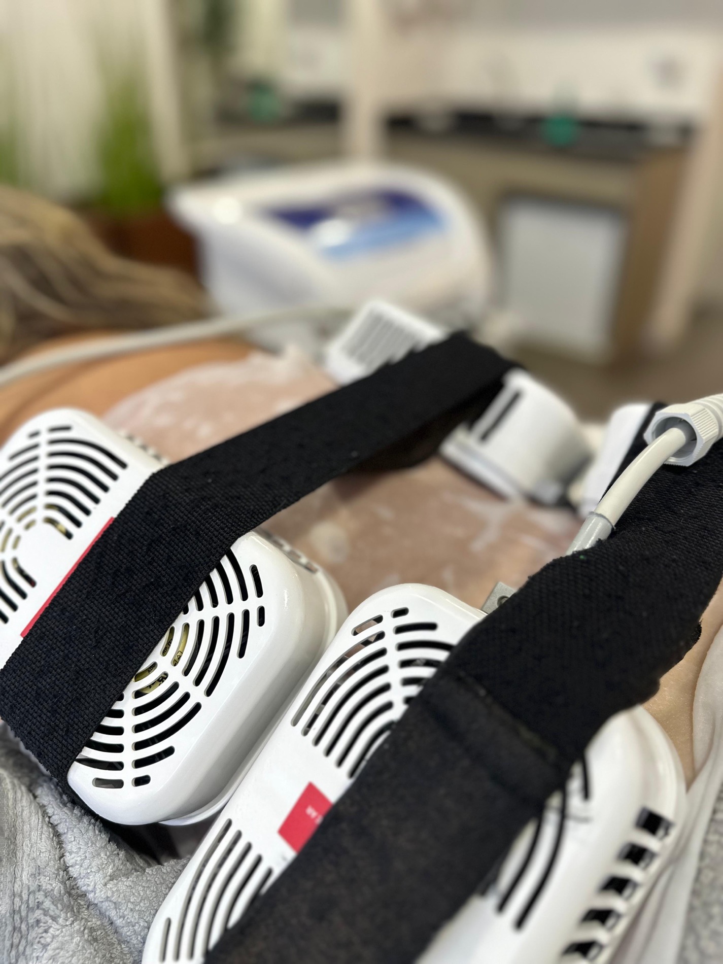 Equipamento utilizado em tratamento estético